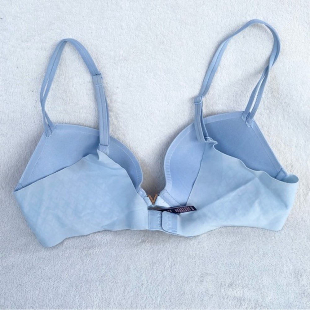 Victoria's Secret V-Hardware Push-Up Bra Women 32C Blue - Picture 6 of 7